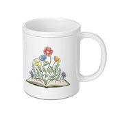 Colorful Floral Illustration on White Mug product